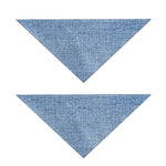 Classic Blue Denim Jeans Print Dog Bandana