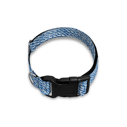 Classic Blue Denim Jeans Print Dog Collar