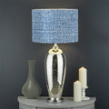 Classic Blue Denim Jeans Print Drum Lamp Shade