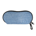 Classic Blue Denim Jeans Print Glasses Case