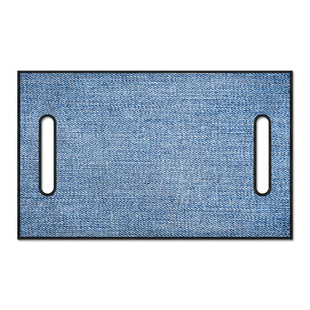 Classic Blue Denim Jeans Print Golf Cart Seat Cover