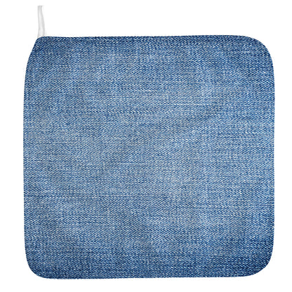 Classic Blue Denim Jeans Print Hand Towel