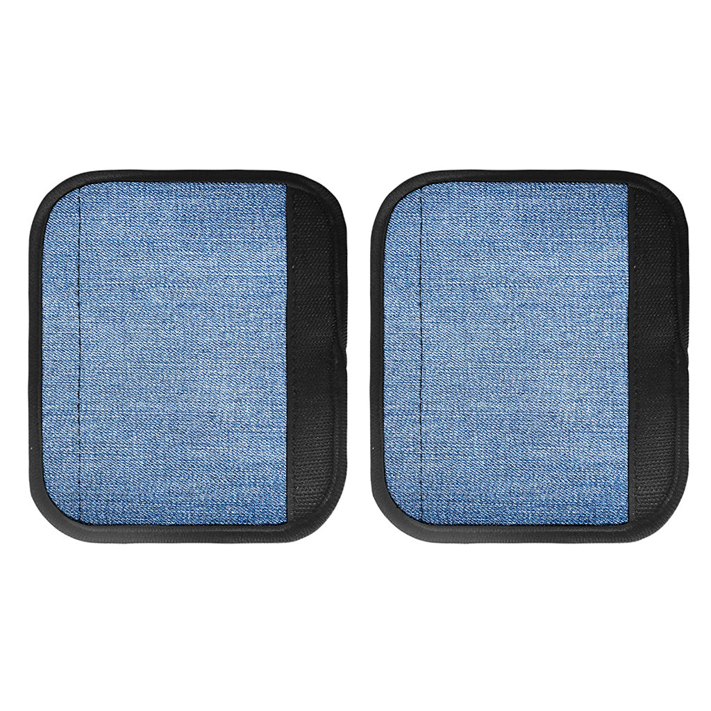 Classic Blue Denim Jeans Print Handle Covers