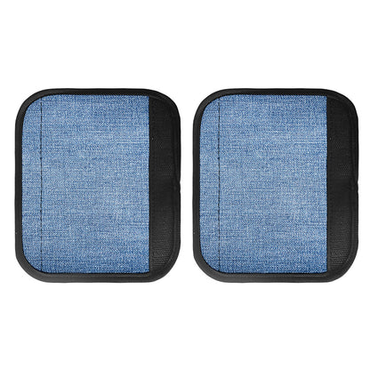 Classic Blue Denim Jeans Print Handle Covers