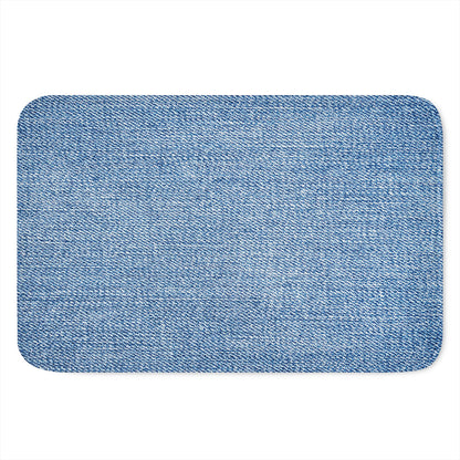 Classic Blue Denim Jeans Print Indoor Door Mat