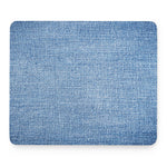 Classic Blue Denim Jeans Print Mouse Pad