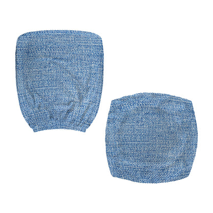 Classic Blue Denim Jeans Print Office Chair Cover