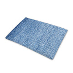 Classic Blue Denim Jeans Print Pet Cooling Mat Cover