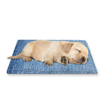 Classic Blue Denim Jeans Print Pet Cooling Mat Cover