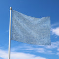 Classic Blue Denim Jeans Print Polyester Flag