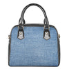 Classic Blue Denim Jeans Print Shoulder Handbag