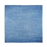 Classic Blue Denim Jeans Print Silk Bandana