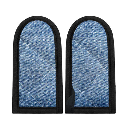 Classic Blue Denim Jeans Print Skillet Handle Cover