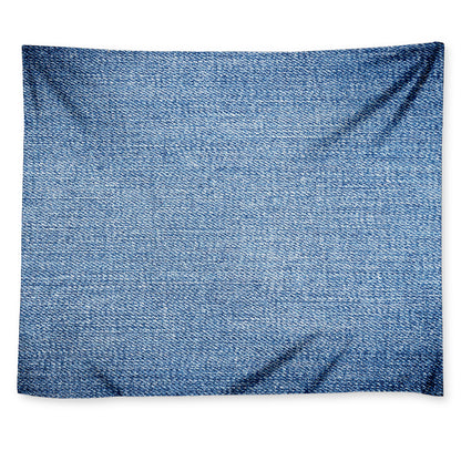 Classic Blue Denim Jeans Print Tapestry