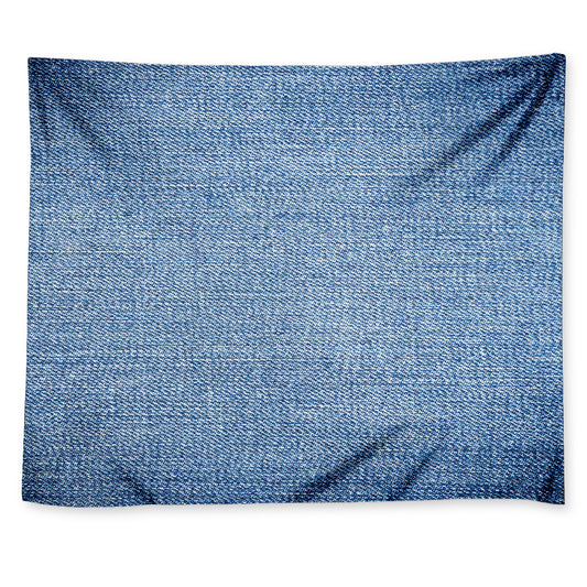 Classic Blue Denim Jeans Print Tapestry