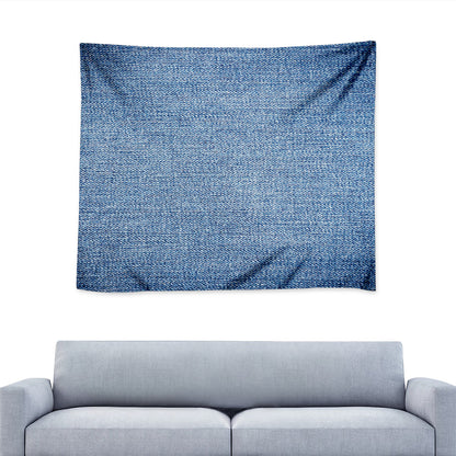 Classic Blue Denim Jeans Print Tapestry