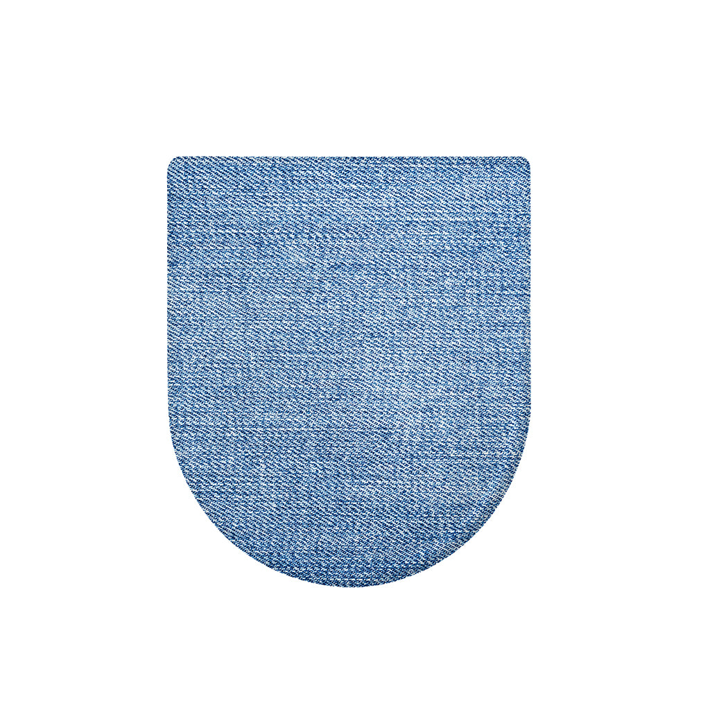 Classic Blue Denim Jeans Print Toilet Lid Cover