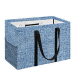 Classic Blue Denim Jeans Print Utility Tote Bag