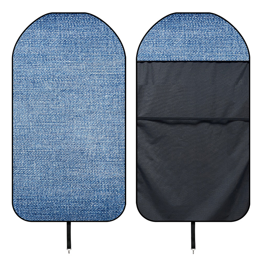Classic Blue Denim Jeans Print Waterproof Car Seat Cover