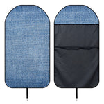 Classic Blue Denim Jeans Print Waterproof Car Seat Cover