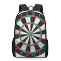 Classic Dartboard Print 17 Inch Backpack