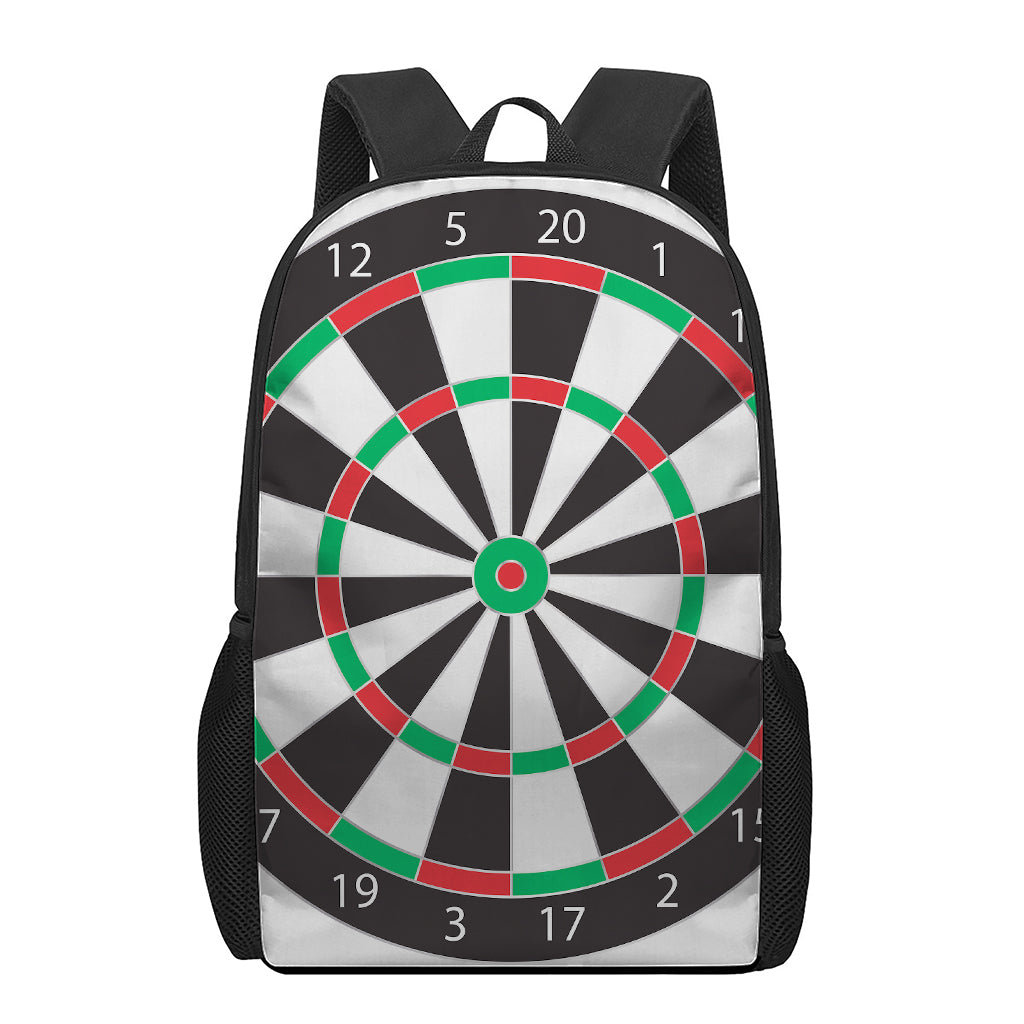 Classic Dartboard Print 17 Inch Backpack