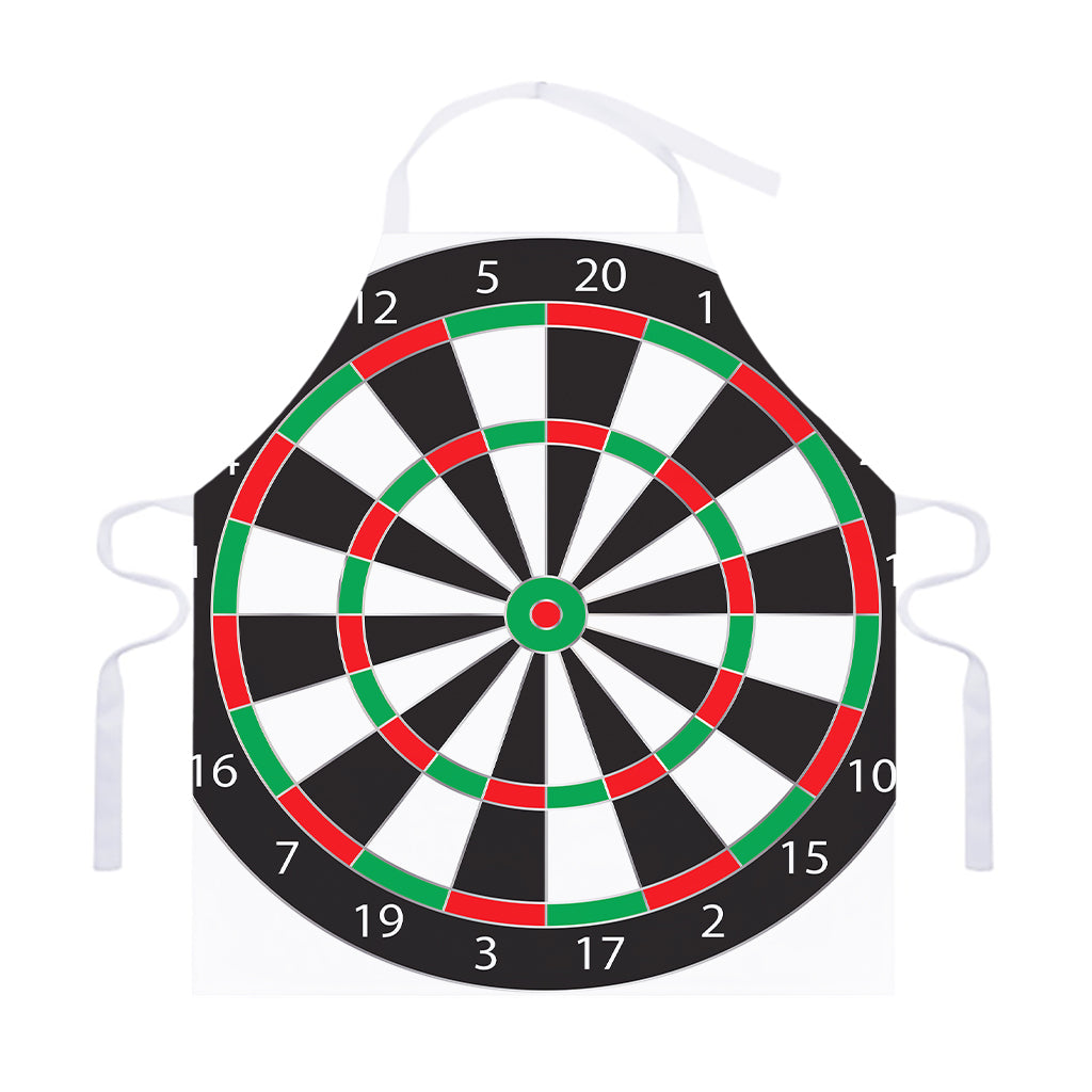 Classic Dartboard Print Adjustable Apron