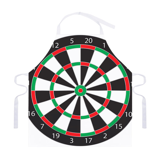 Classic Dartboard Print Adjustable Apron