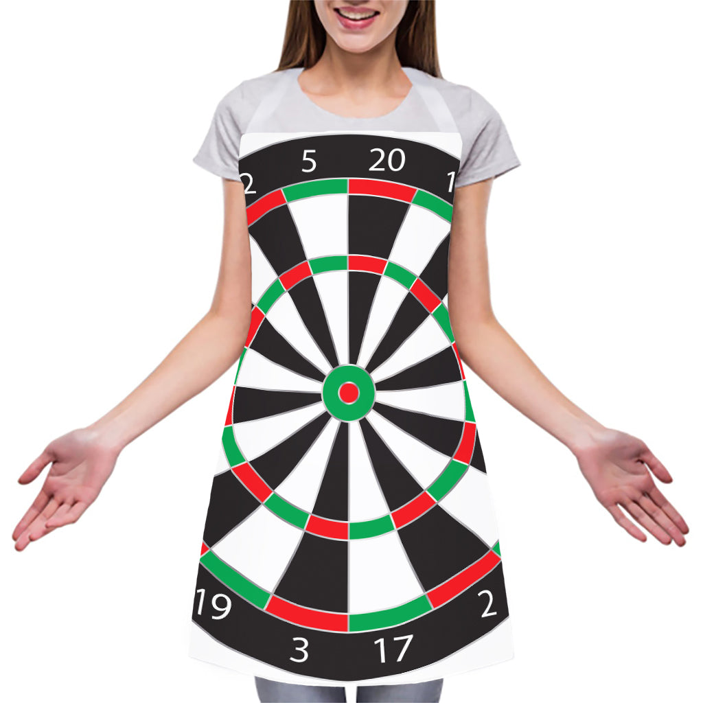 Classic Dartboard Print Adjustable Apron