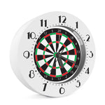 Classic Dartboard Print Alarm Clock