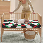 Classic Dartboard Print Baby Crib Sheet