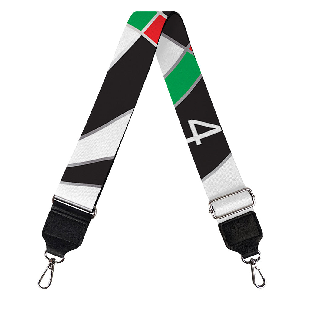 Classic Dartboard Print Bag Strap