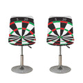 Classic Dartboard Print Bar Stool Covers