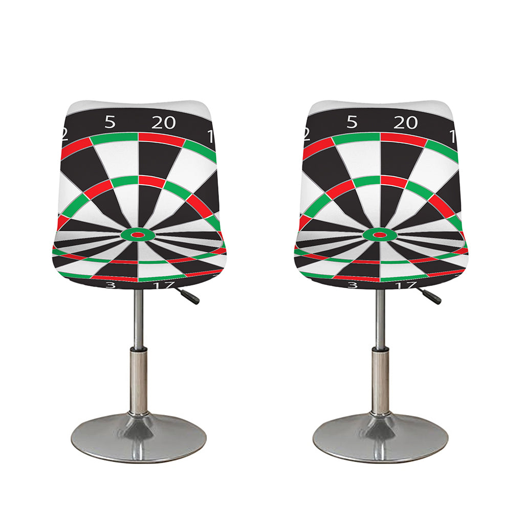 Classic Dartboard Print Bar Stool Covers