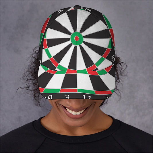Classic Dartboard Print Baseball Cap