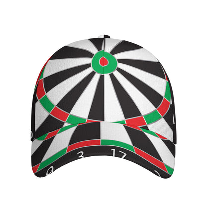 Classic Dartboard Print Baseball Cap