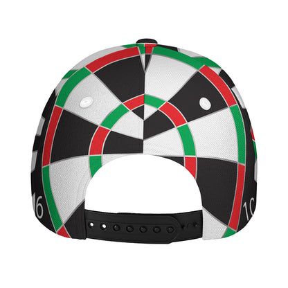 Classic Dartboard Print Baseball Cap