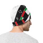 Classic Dartboard Print Beanie