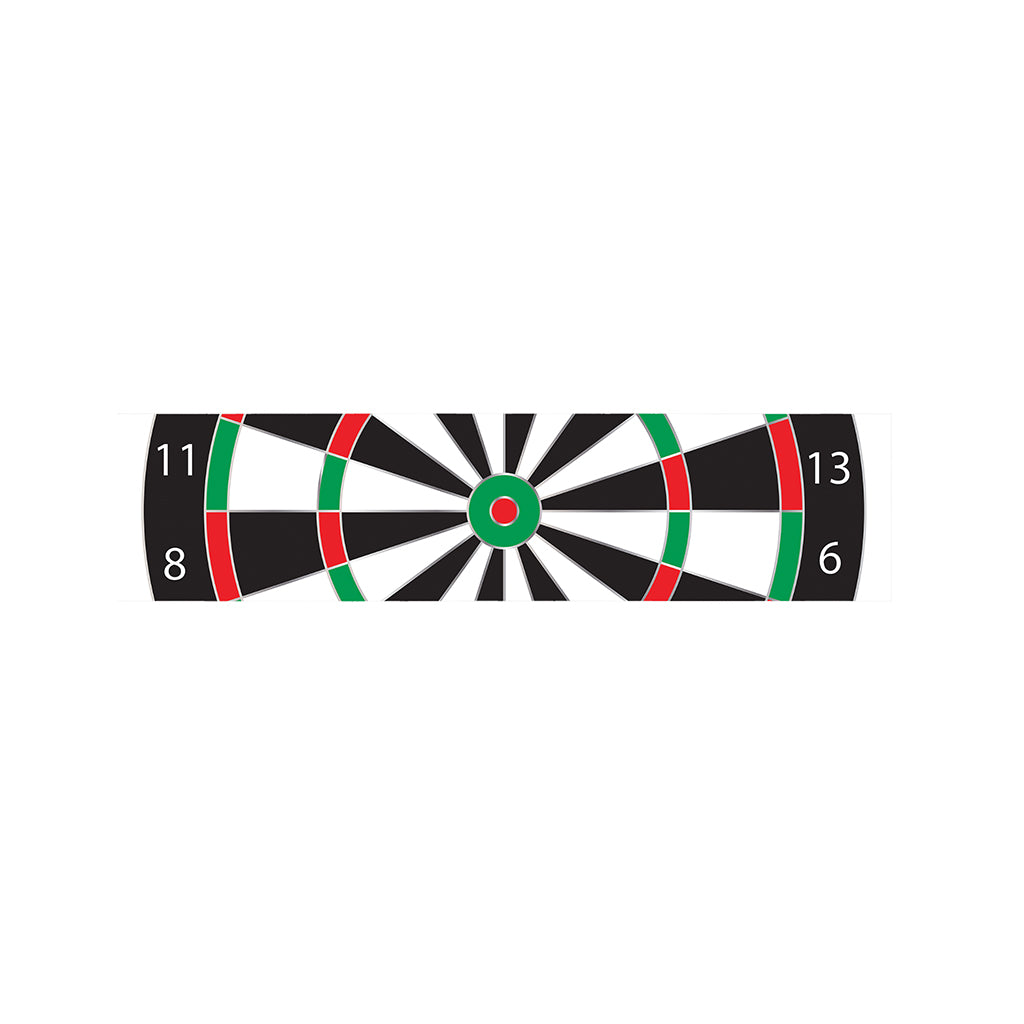 Classic Dartboard Print Bed Runner