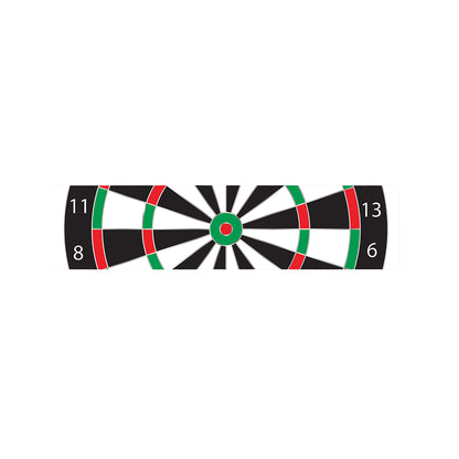 Classic Dartboard Print Bed Runner
