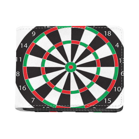 Classic Dartboard Print Bifold Wallet