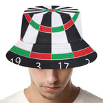 Classic Dartboard Print Bucket Hat