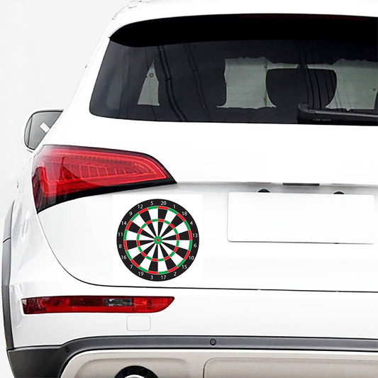 Classic Dartboard Print Car Sticker
