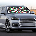 Classic Dartboard Print Car Windshield Sun Shade