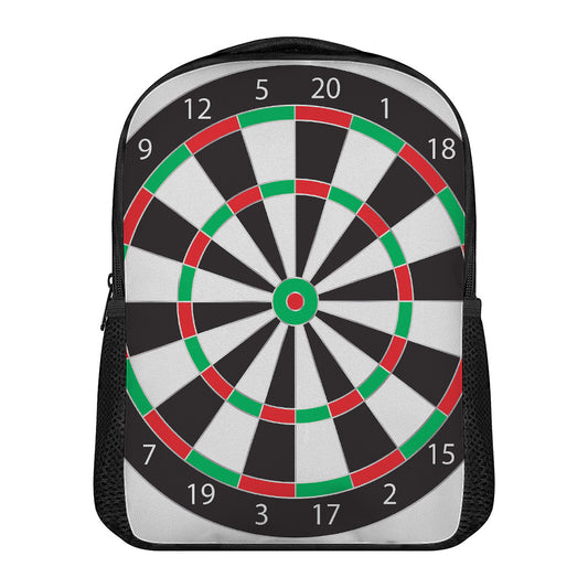 Classic Dartboard Print Casual Backpack