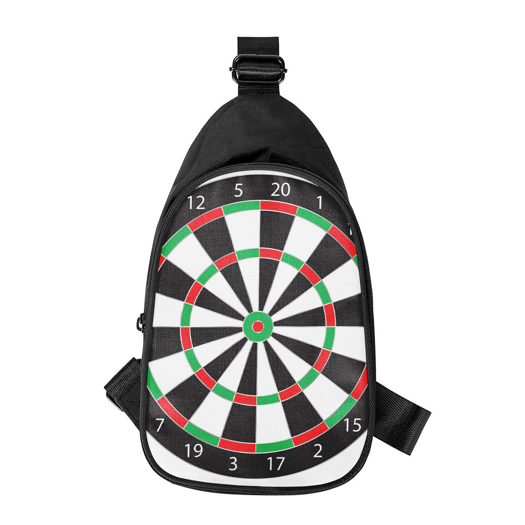 Classic Dartboard Print Chest Bag