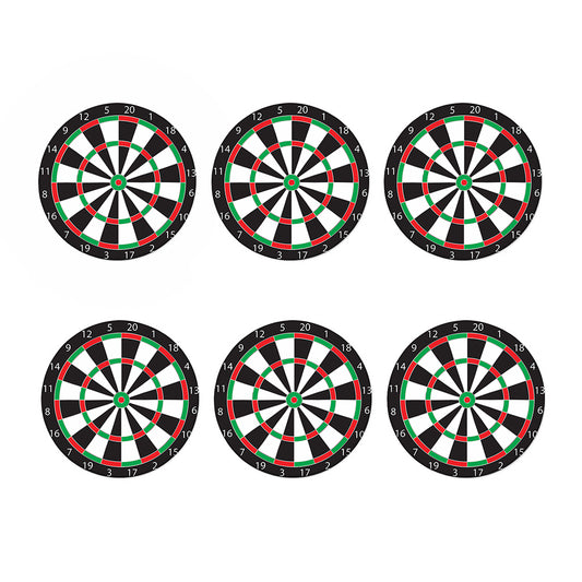 Classic Dartboard Print Coaster Set