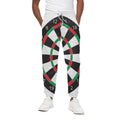 Classic Dartboard Print Cotton Sweatpants