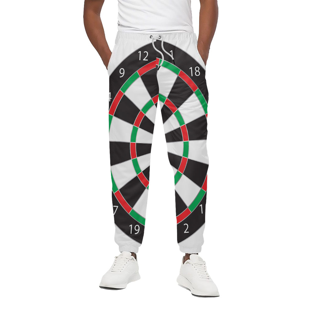 Classic Dartboard Print Cotton Pants
