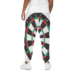 Classic Dartboard Print Cotton Pants